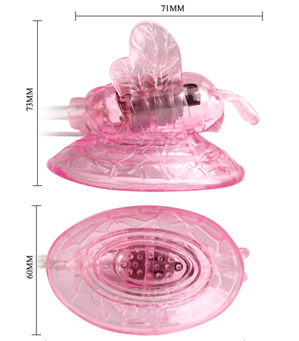 Vibracioni masaŽer sa vakumskom pumpom butterfly