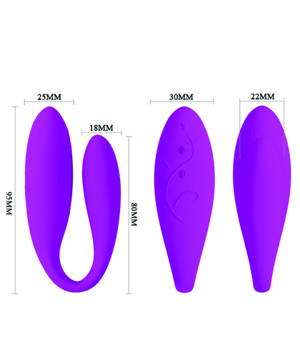 Silikonski vibrator za parove