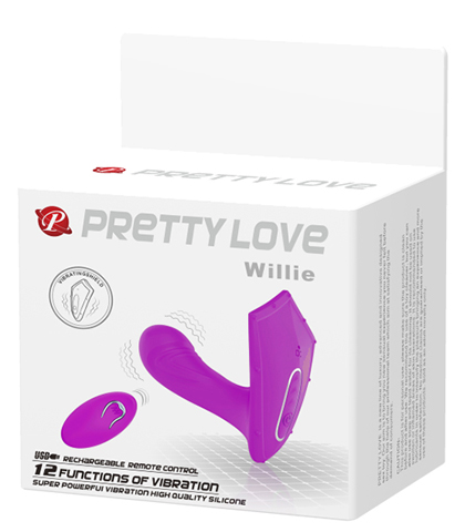 SILIKONSKI VIBRATOR ZA GACICE WILLIE