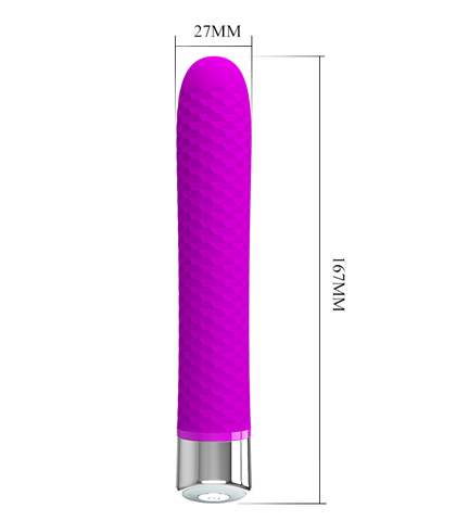 Plasticni vibrator-presvucen silikonom
