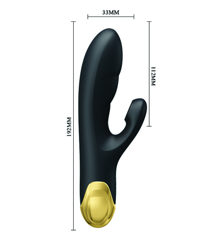 Pozlaceni silikonski vibrator
