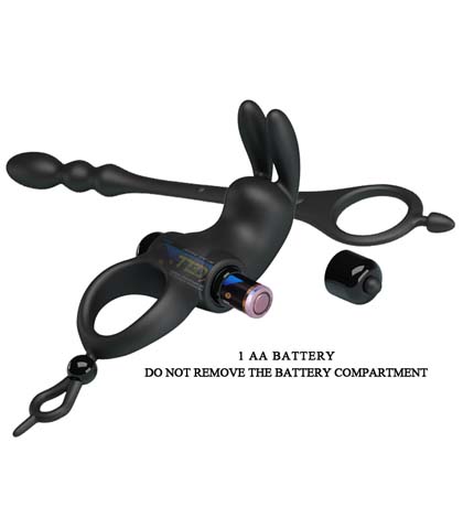 Vibro prsten  zeka sa dodatkom za anus muskarca