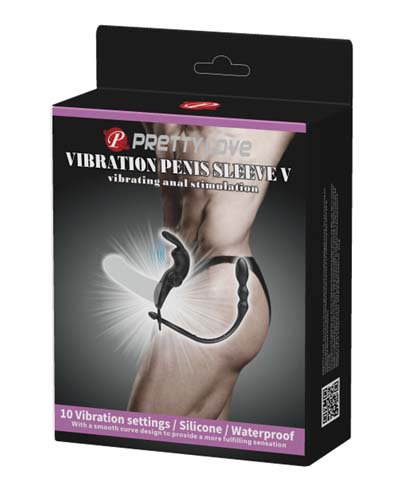 Vibro prsten  zeka sa dodatkom za anus muskarca