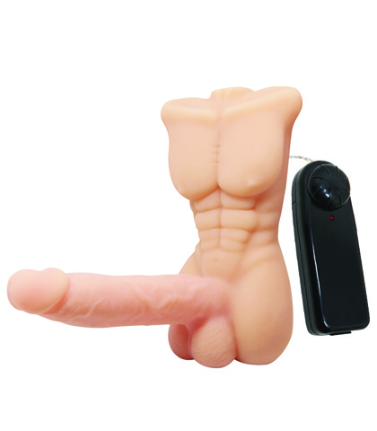 Vibrirajuci muski torzo sa penisom