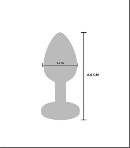 Metalni analni dildo sa vibracijom vibrating metal buttplug m