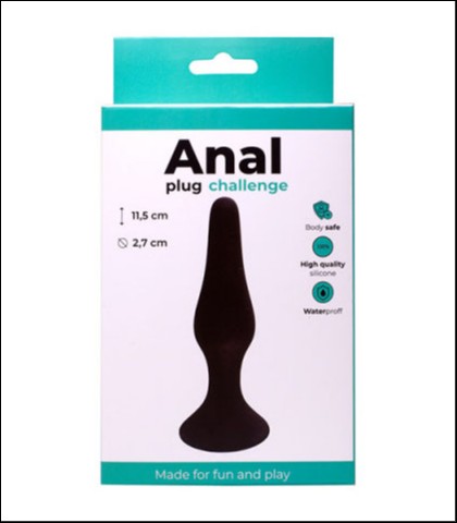 SREDNJA SILIKONSKA ANALNA KUPA / SILICONE ANAL PLUG MEDIUM