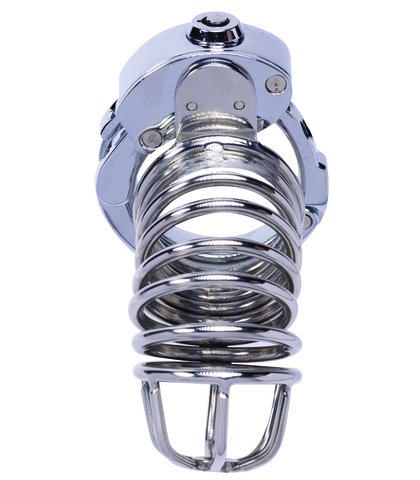 Stainless steel cock cage 1 kavez za penis advanced locking mechanism