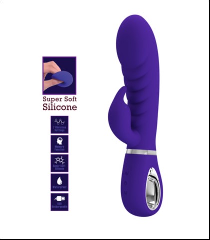Silikonski vibrator prescott purple