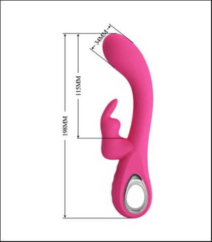 Silikonski vibrator u roze boji - novak