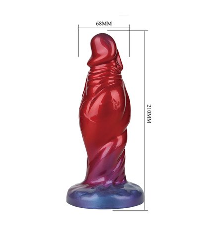 Silikonski dildo - monster shadow behemoth