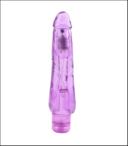 Ljubicasti vibrator - 20cm - precious purple