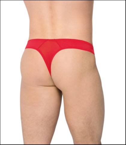 Muške Seksi Tange Mens Briefs - Crvena 4525