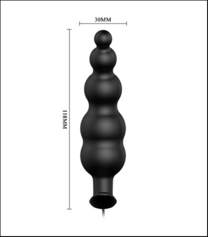 Silikonski analni plug