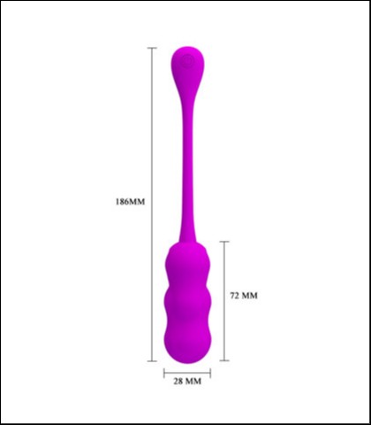 PRETTY LOVE VIBRO EGG - LESHY