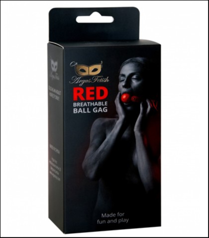 Kugla za usta crvene boje