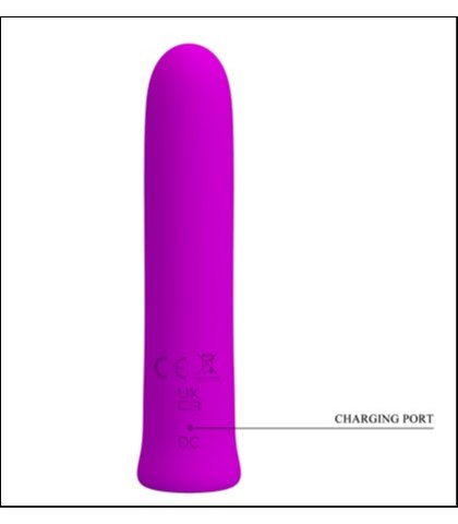 Mini silikonski vibrator - curtis 10cm
