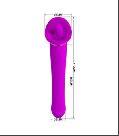 SILIKONSKI VIBRATOR ZA KLITORIS FAUST