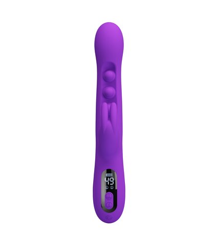 Pulsirajuci Silikonski Vibrator sa Stimulacijom Klitorisa