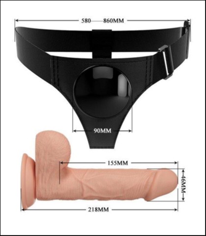 STRAP ON 22CM