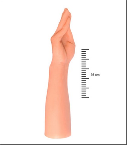 Dildo ruka - the hand 36 cm