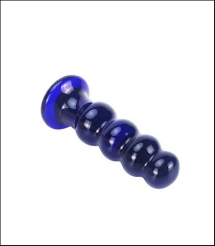 Stakleni analni dildo sa vibracijom radiant vibrating glass plug