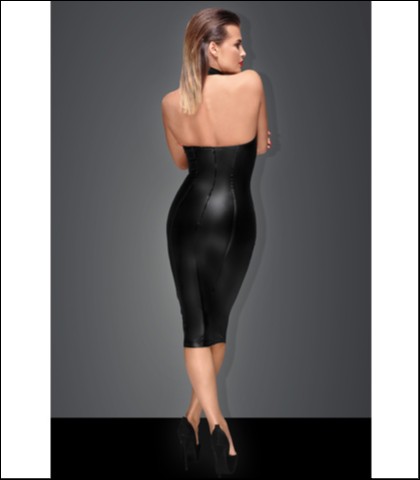 Seksi haljina sa rajsferslusom - NOIR