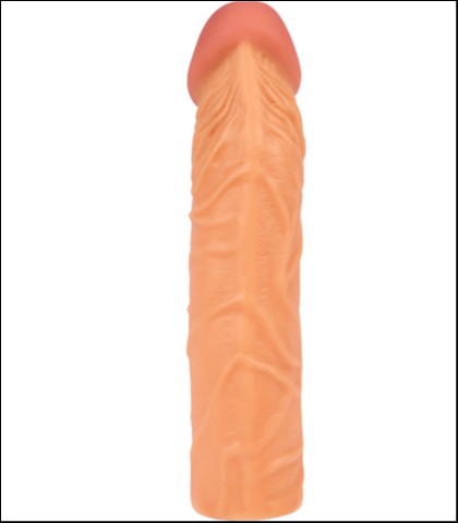 Realistična navlaka za penis 18.5cm