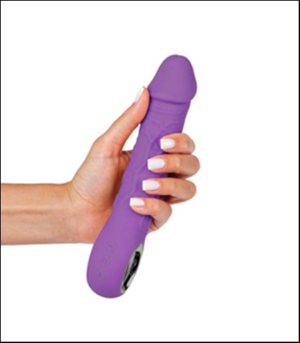 Silikonski vibrator prometheus purple