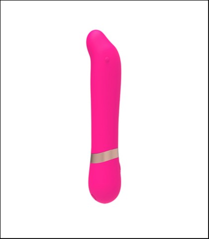 Silikonski roze vibrator - 12cm - cuddly vibe