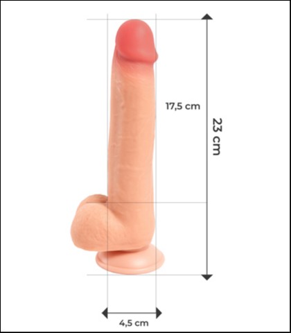 Dildo sa kožicom koja se pomera iapetus