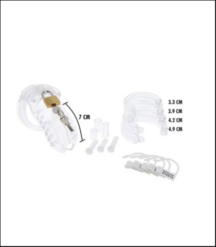 Kavez za penis chastity cock cage acrylic