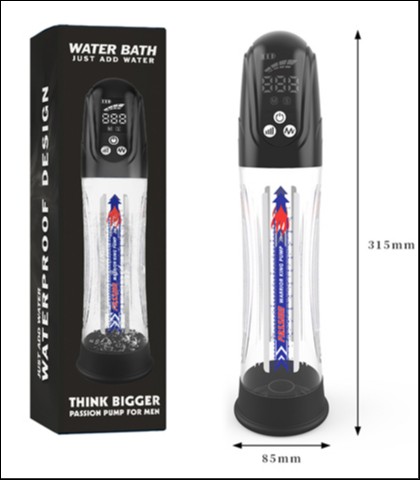 Automatska pumpa za penis warrior king pump + titan gel