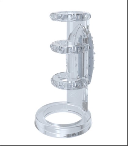 Rastegljiva vibro navlaka - vibrating cock cage