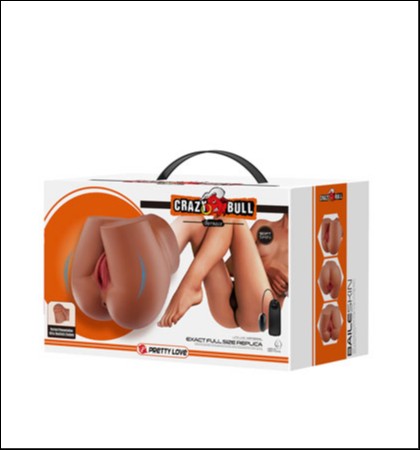 MEKANI SILIKONSKI MASTURBATOR SA VIBRACIJOM - ANUS I VAGINA