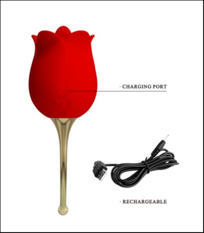 Vibrator u obliku ruze - pl "rose lover"
