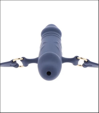 Silikonski dildo za usta breathable penis gag