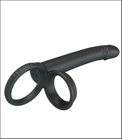 Silikonski dildo/prsten moses