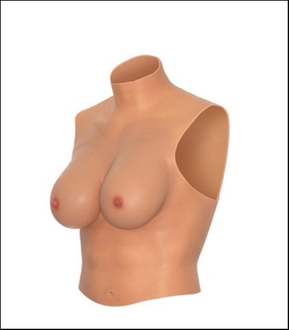 Vestacke grudi wearable breasts shirt with d cup