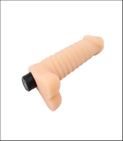 Mekani vibrator sa testisima - 19cm - vibrating cock no.02