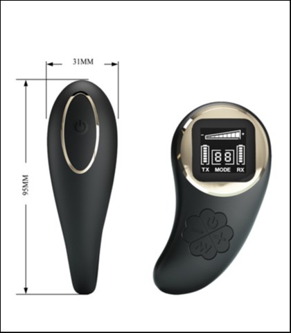 Silikonski vibrator za parove nathan black