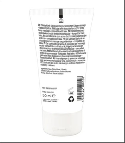 Gel za masazu sa ukusom cokolade