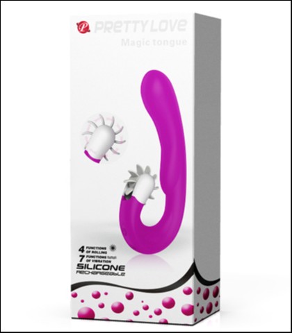 G spot vibrator "magic tongue"