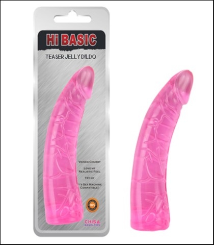 Roze dildo - 19cm chisa + lubrikant