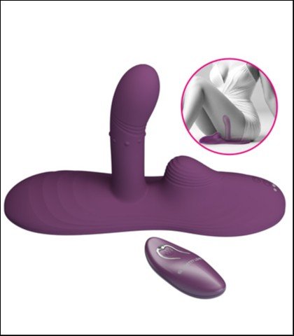 Silikonski vibrator za sedenje