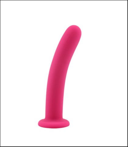 Roze silikonski dildo bez testisa