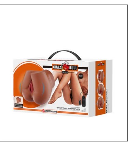 MEKANI SILIKONSKI MASTURBATOR SA VIBRACIJOM - ANUS I VAGINA