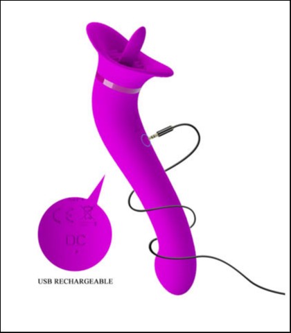 SILIKONSKI VIBRATOR ZA KLITORIS FAUST