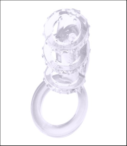 Rastegljiva vibro navlaka - vibrating cock cage