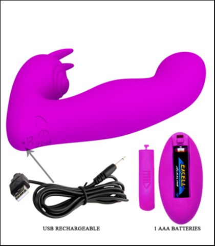 Vaginalno-klitoralni masazer  "josephine"