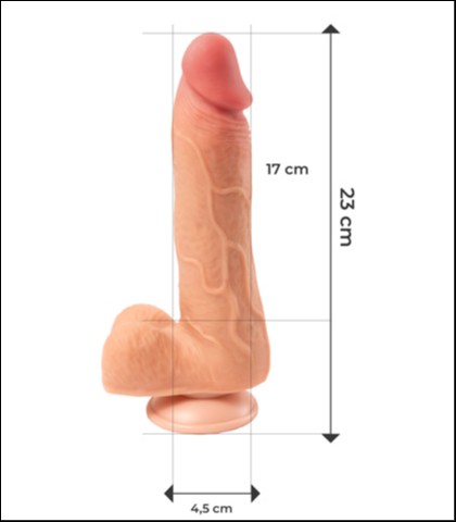 Dildo sa kozicom koja se pomera cronus